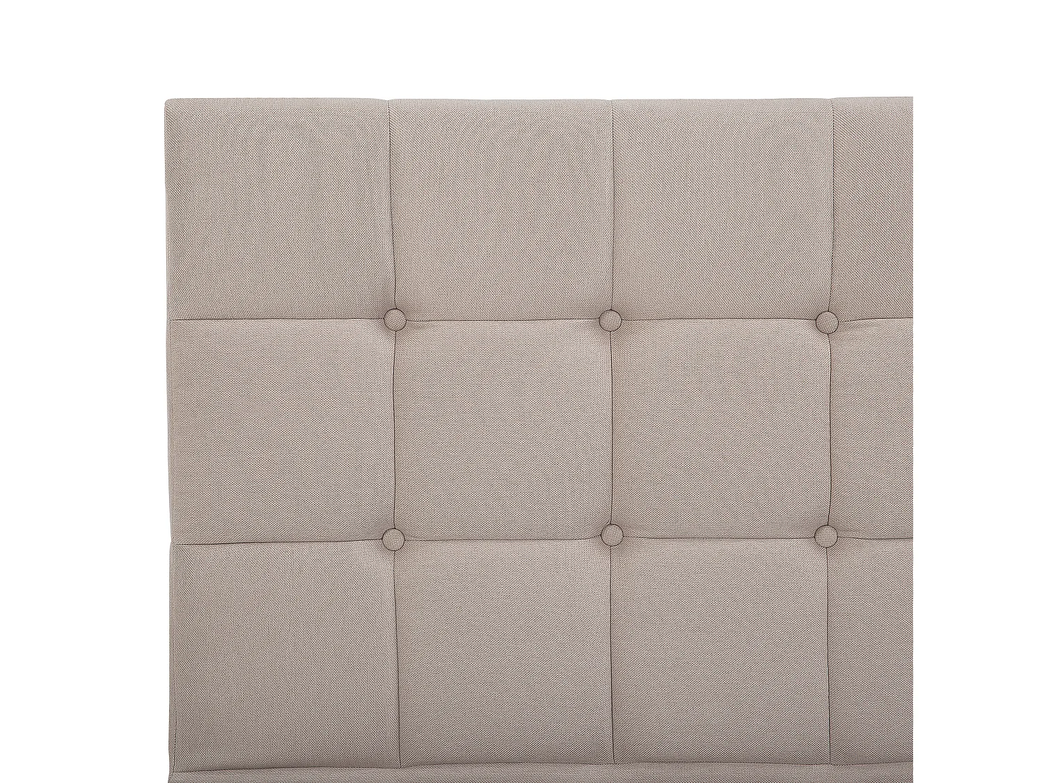 Lit Boxspring Tissu ADMIRAL 90 x 200 cm Beige sable