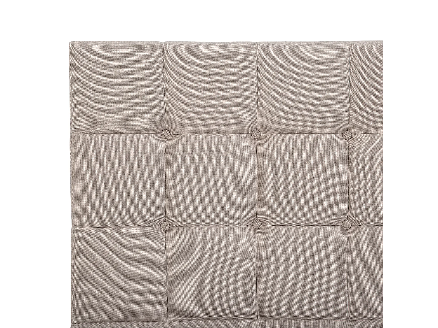 Lit Boxspring Tissu ADMIRAL 90 x 200 cm Beige sable