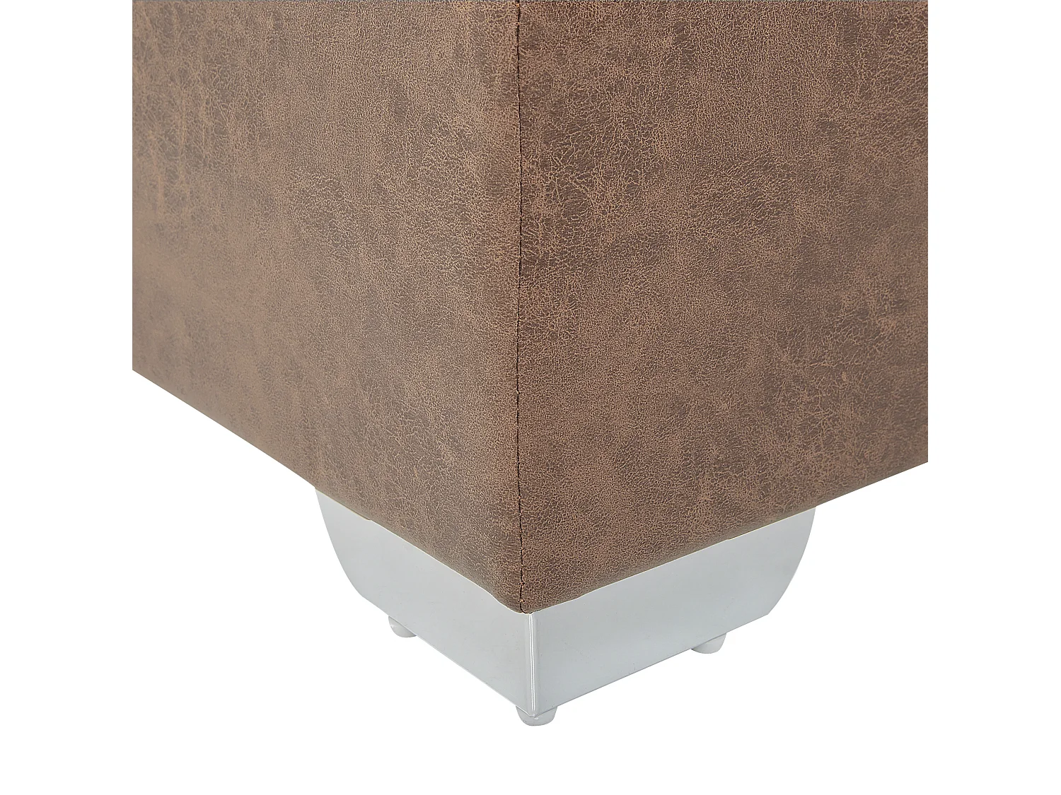 Boxspring Kunstleer PRESIDENT 180 x 200 cm Bruin