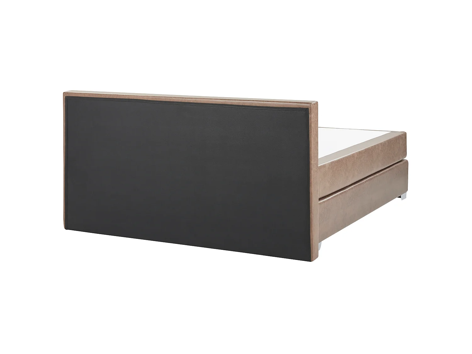Boxspring Kunstleer PRESIDENT 180 x 200 cm Bruin