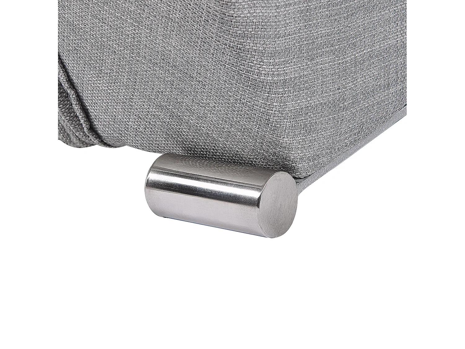 Lit à eau Tissu LILLE 160 x 200 cm Gris