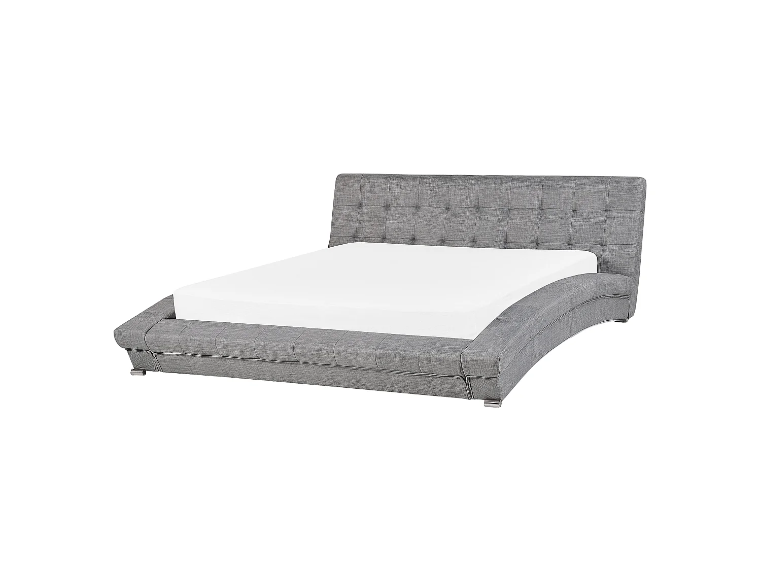 Waterbed Fabric LILLE 160 x 200 cm (EU King Size) Grey