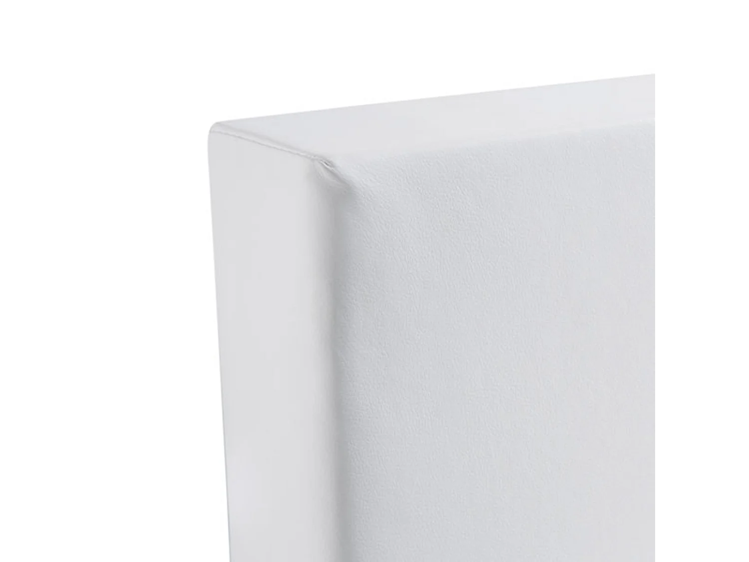 Boxspring Kunstleer PRESIDENT 140 x 200 cm Wit