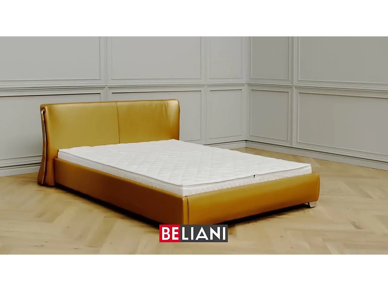 Wasserbett Stoff PARIS 160 x 200 cm Grau