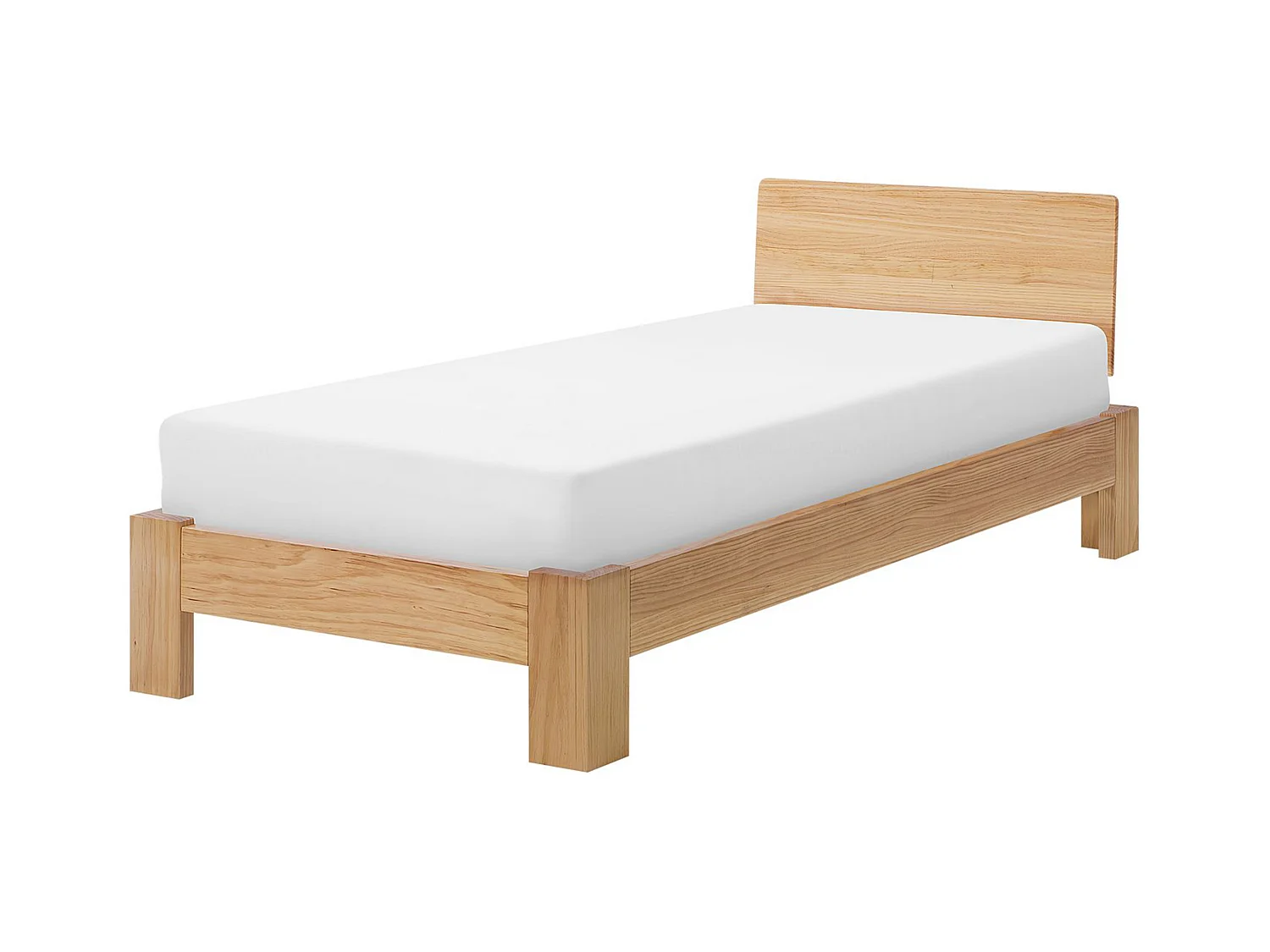 Bed hout lichtbruin 90 x 200 cm ROYAN