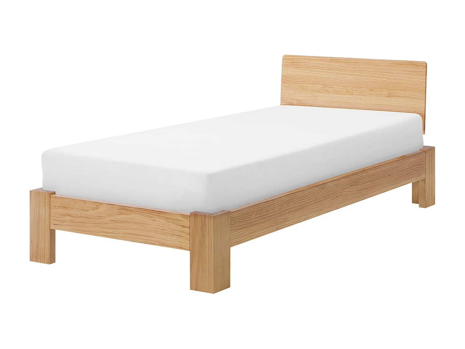 Bed hout lichtbruin 90 x 200 cm ROYAN