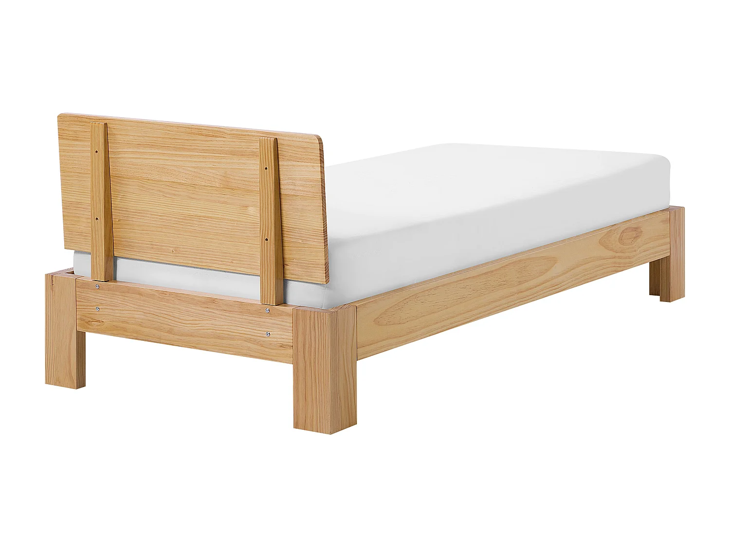 Bed hout lichtbruin 90 x 200 cm ROYAN