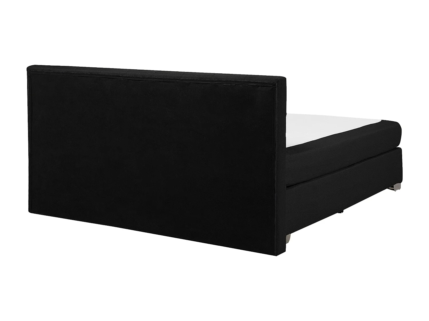 Boxspring Stof ADMIRAL 160 x 200 cm Zwart