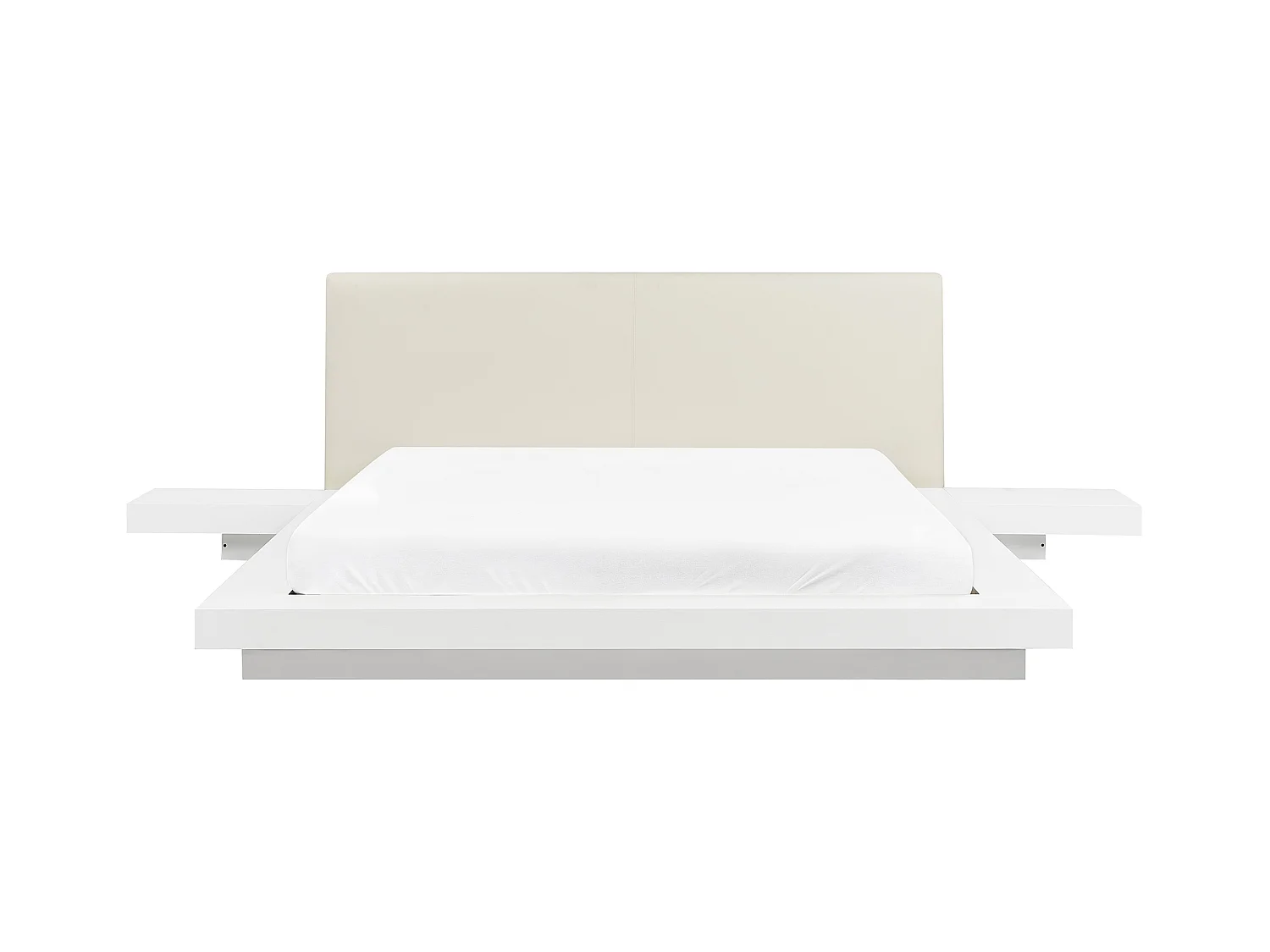 Wasserbett Kunstleder ZEN 160 x 200 cm Weiss