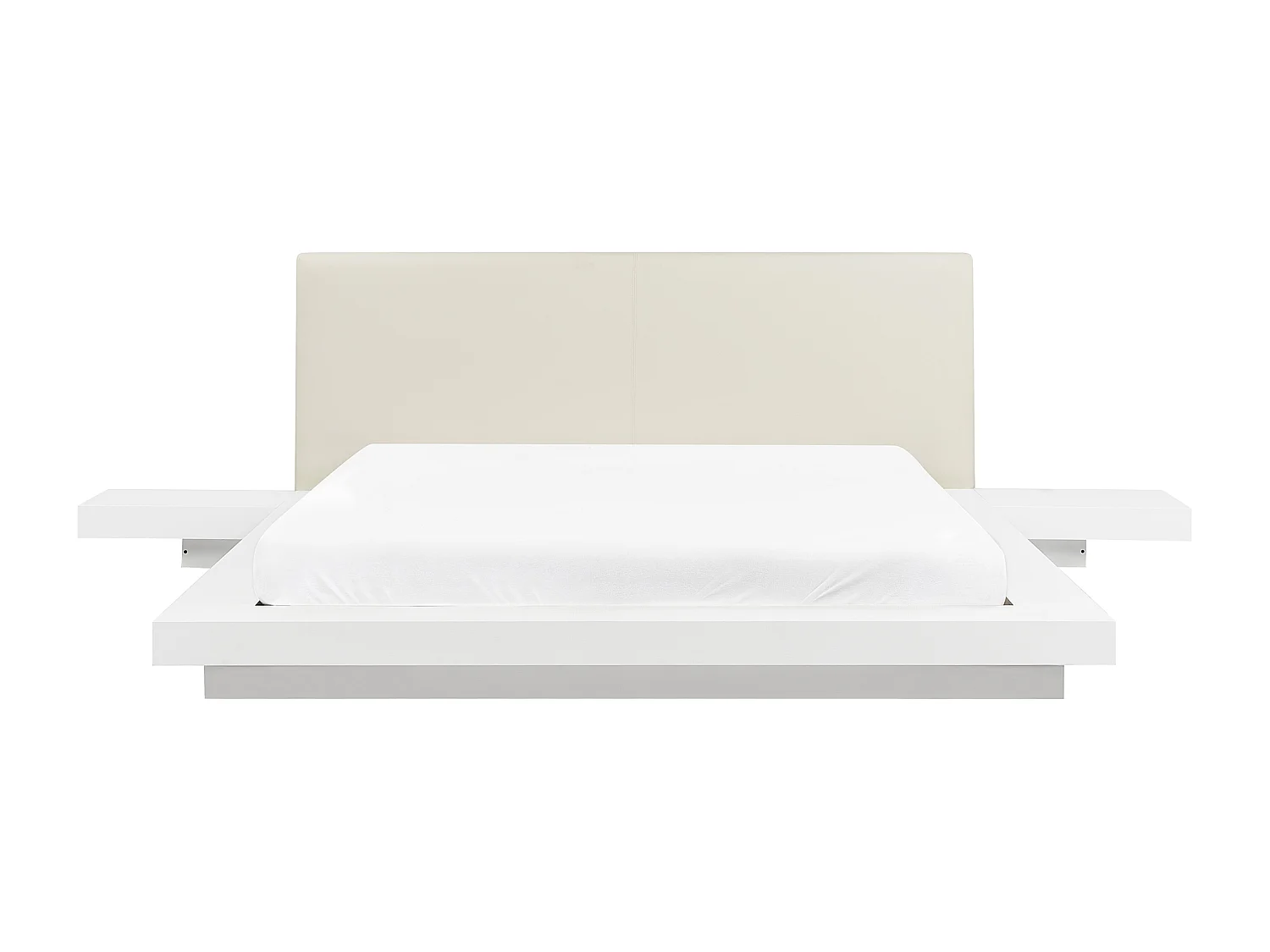 Lit à eau Cuir PU ZEN 160 x 200 cm Blanc