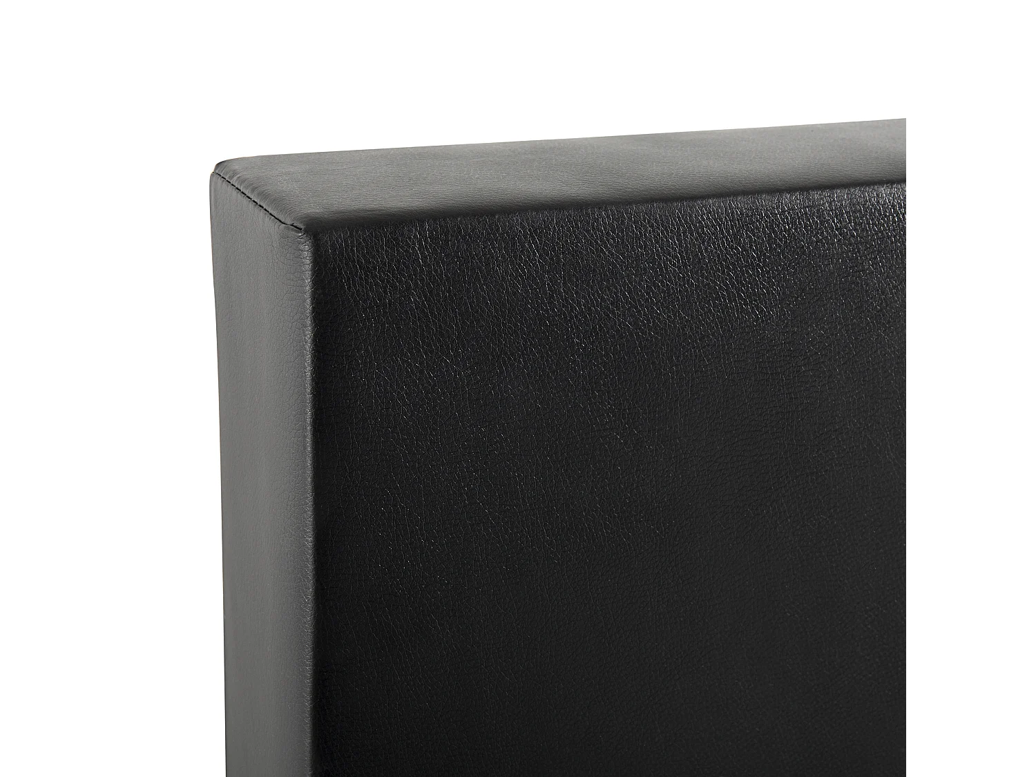 Boxspring Kunstleer PRESIDENT 160 x 200 cm Zwart/wit