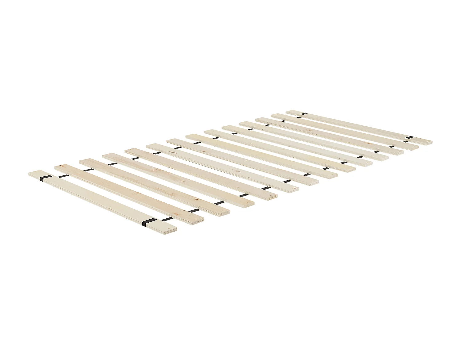 Bed stof grijs 90 x 200 cm AMBASSADOR