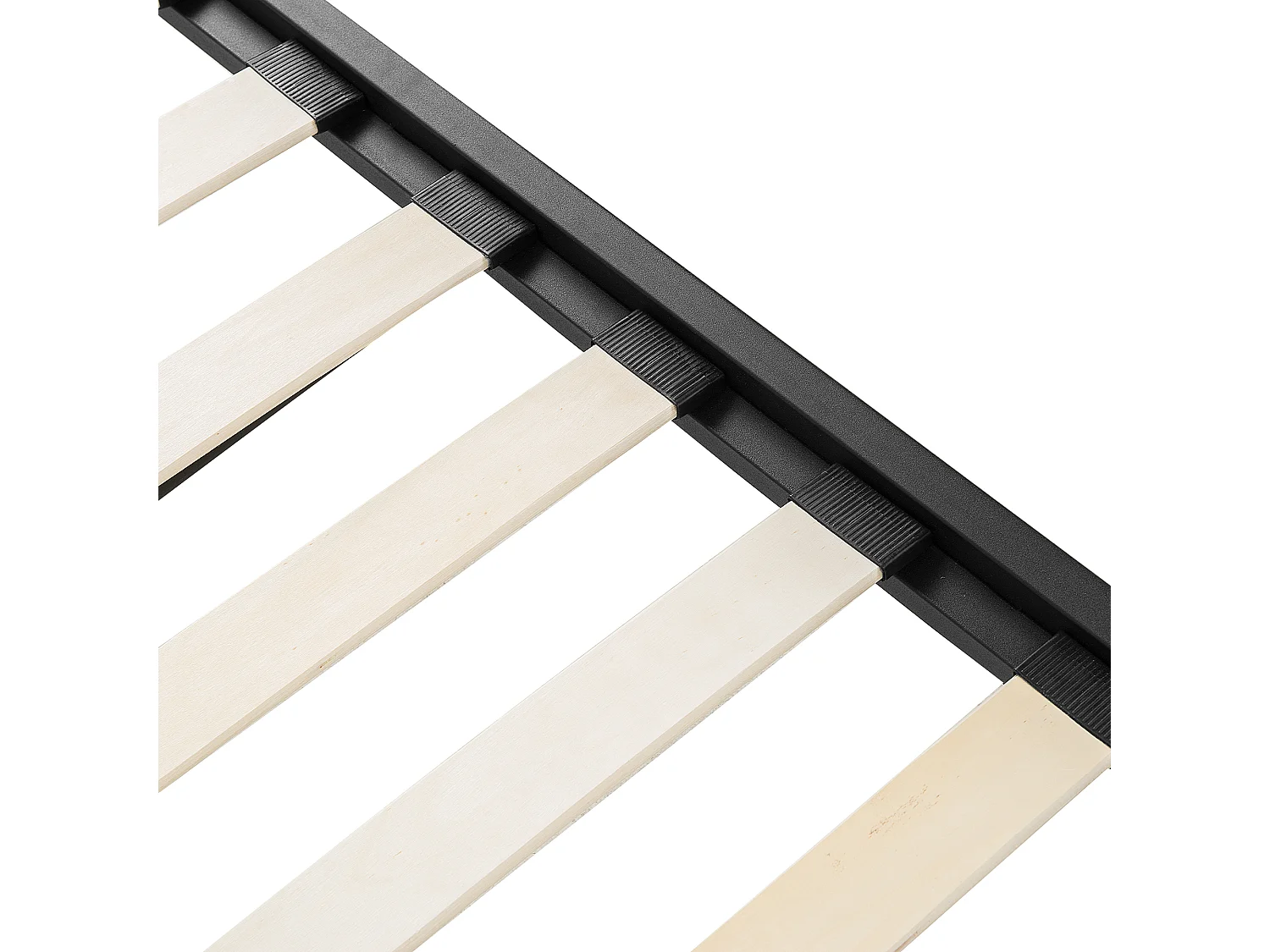 Lit gigogne Métal TULLE 90 x 200 cm Noir