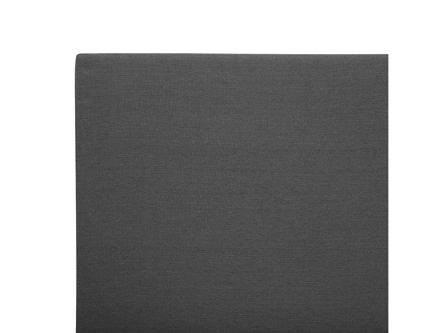 Lit Boxspring Tissu PRESIDENT 90 x 200 cm Gris foncé