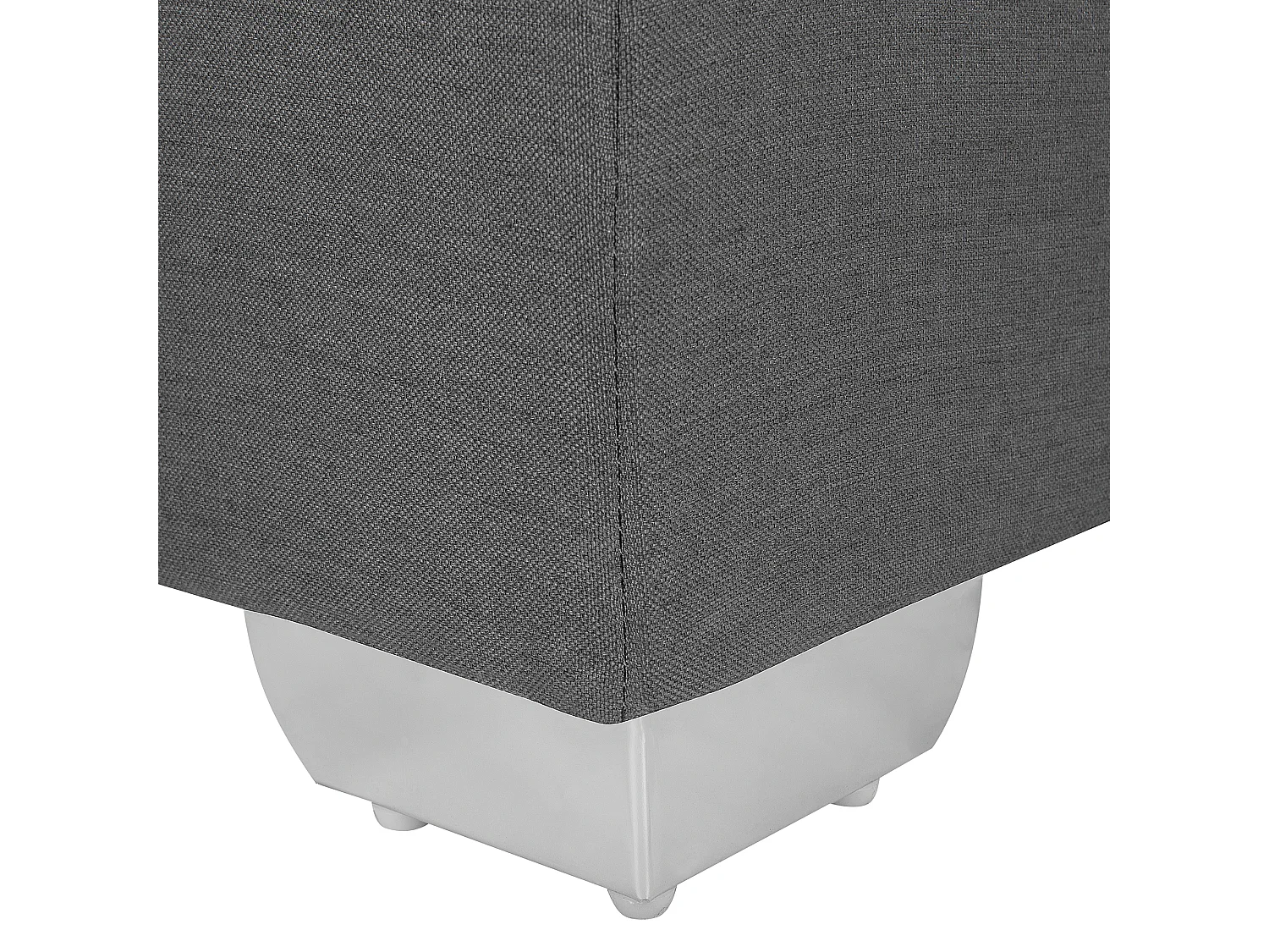 Boxspring Stof PRESIDENT 90 x 200 cm Donkergrijs