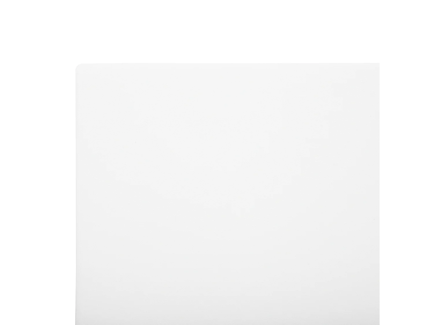 Boxspring Kunstleer PRESIDENT 90 x 200 cm Wit