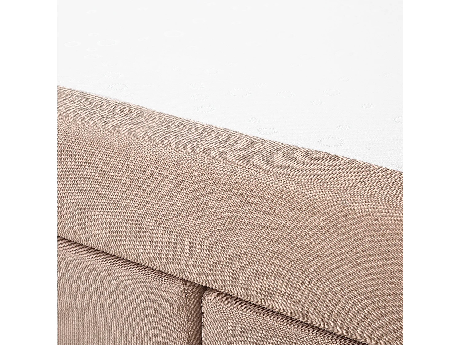 Boxspring Stof ADMIRAL 180 x 200 cm Zandbeige