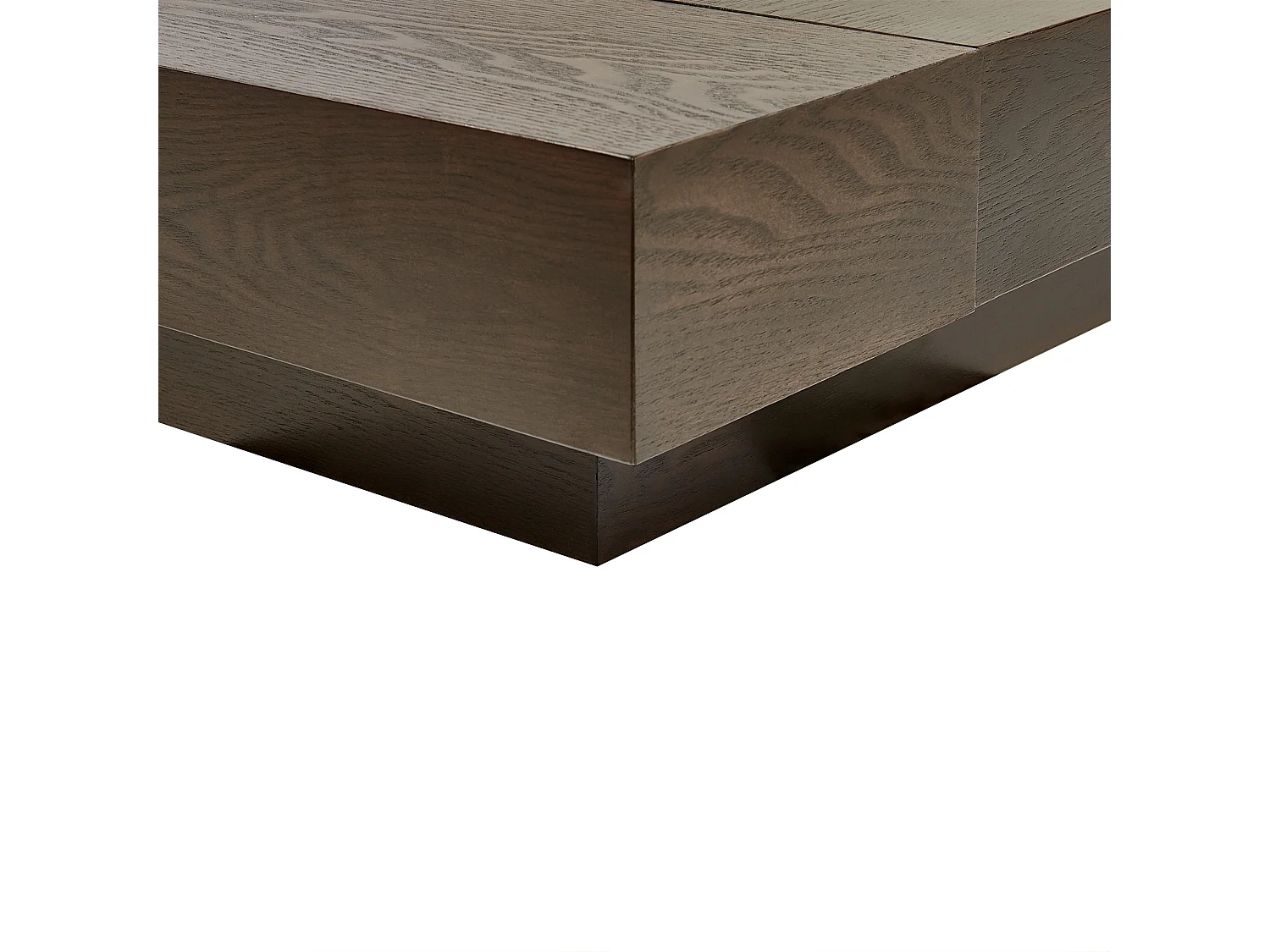 Lit à eau Cuir PU ZEN 160 x 200 cm Frêne foncé