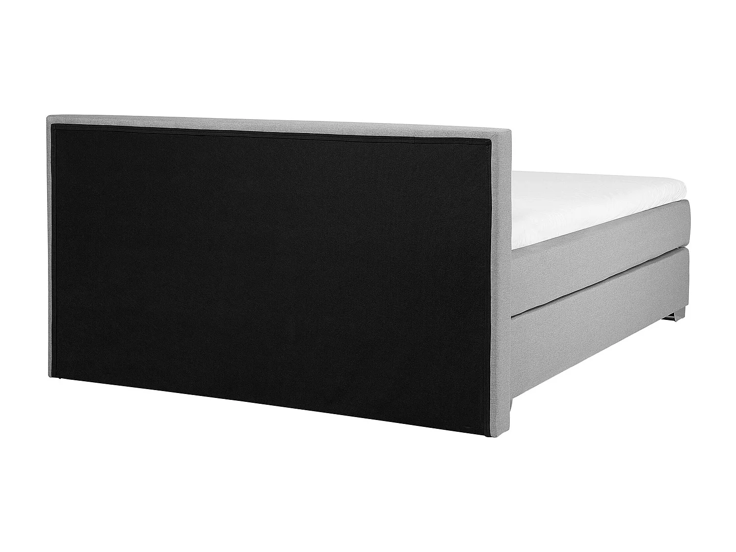 Boxspring Stof CONSUL 180 x 200 cm Lichtgrijs
