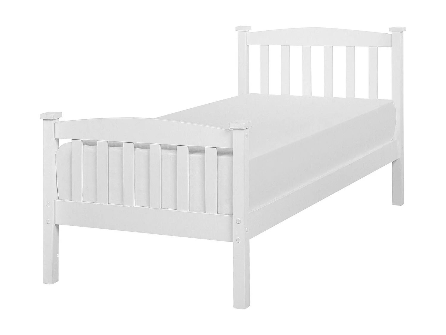 Bed hout wit 90 x 200 cm GIVERNY