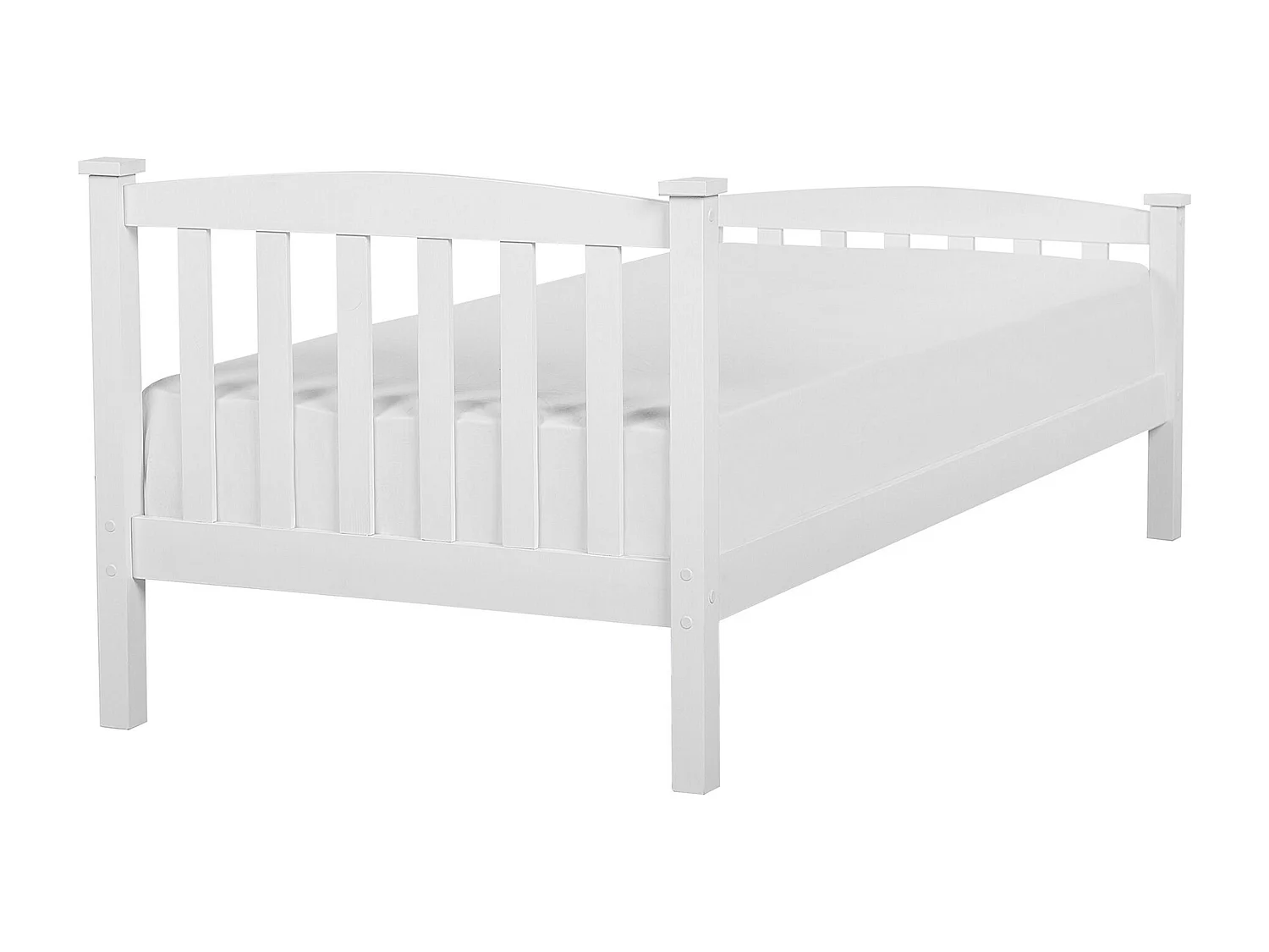 Bed hout wit 90 x 200 cm GIVERNY