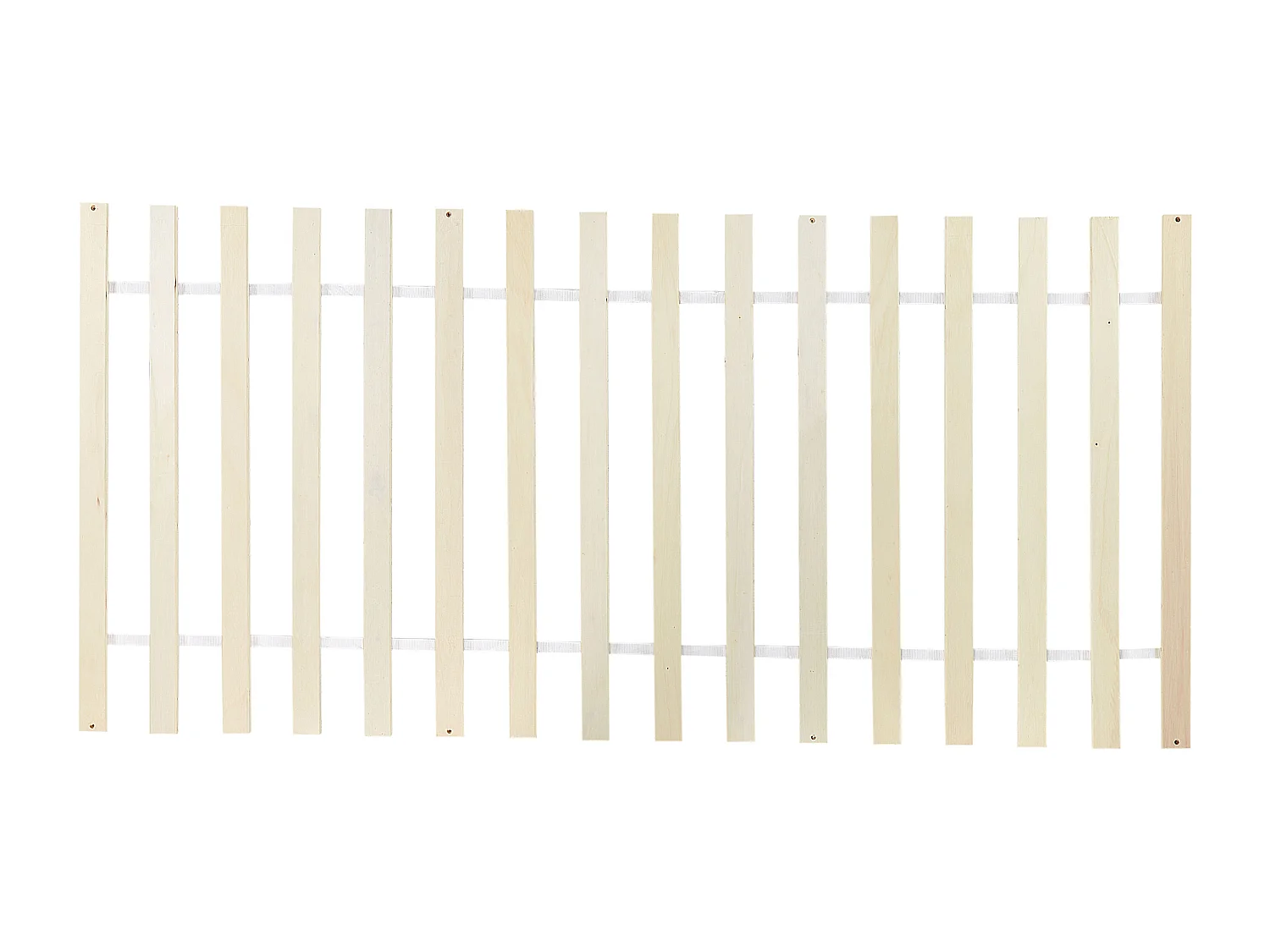 Lit avec sommier Bois de pin GIVERNY 90 x 200 cm Blanc