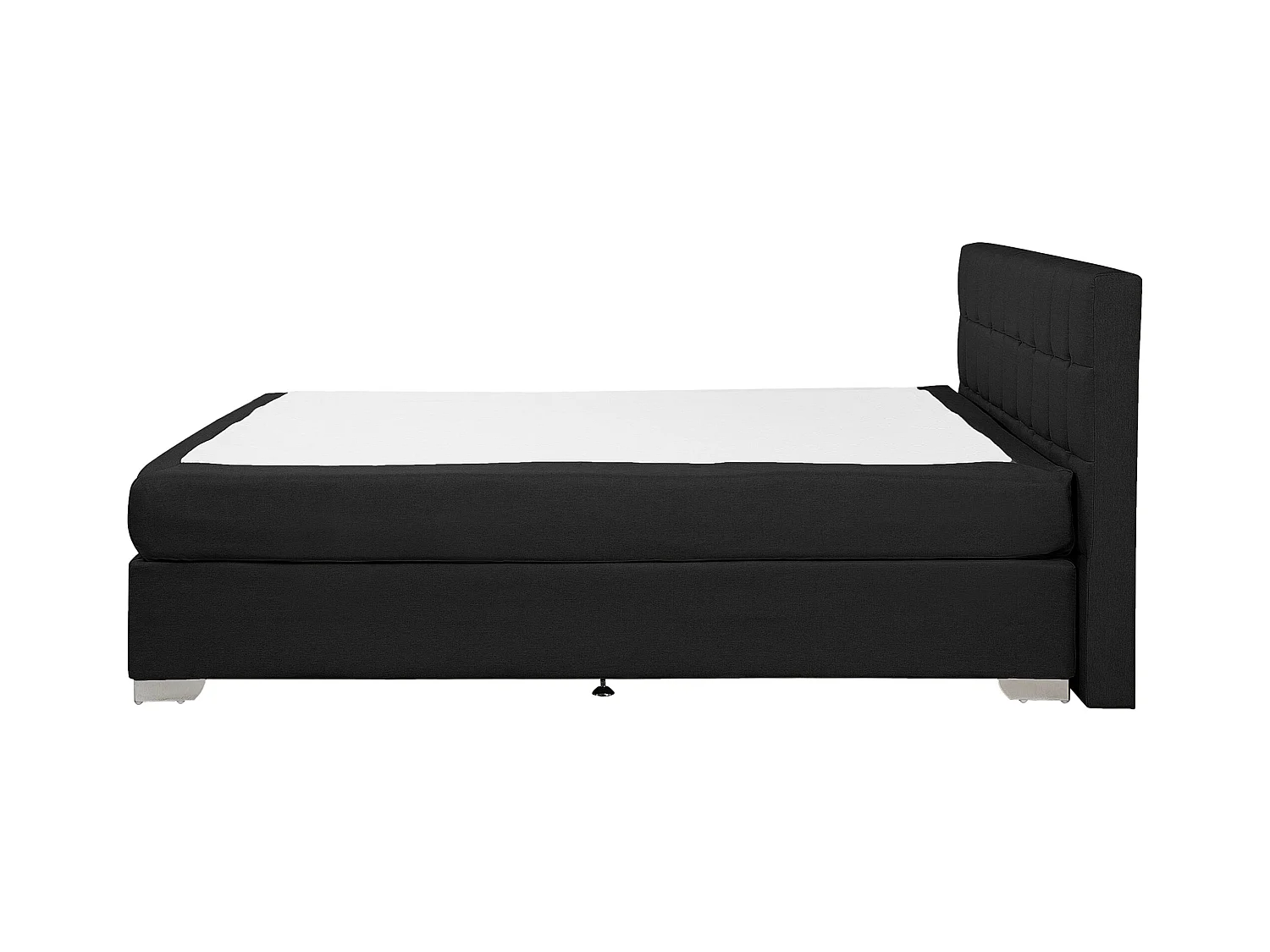 Lit Boxspring Tissu ADMIRAL 180 x 200 cm Noir
