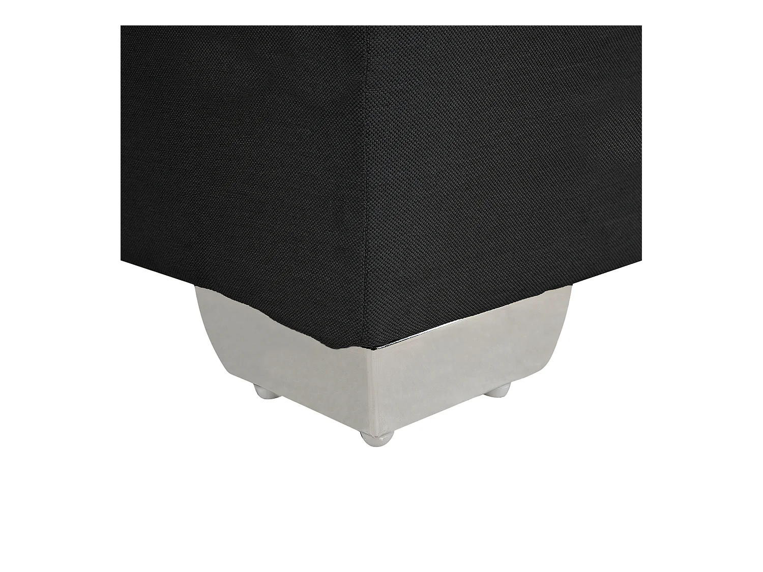 Lit Boxspring Tissu ADMIRAL 180 x 200 cm Noir