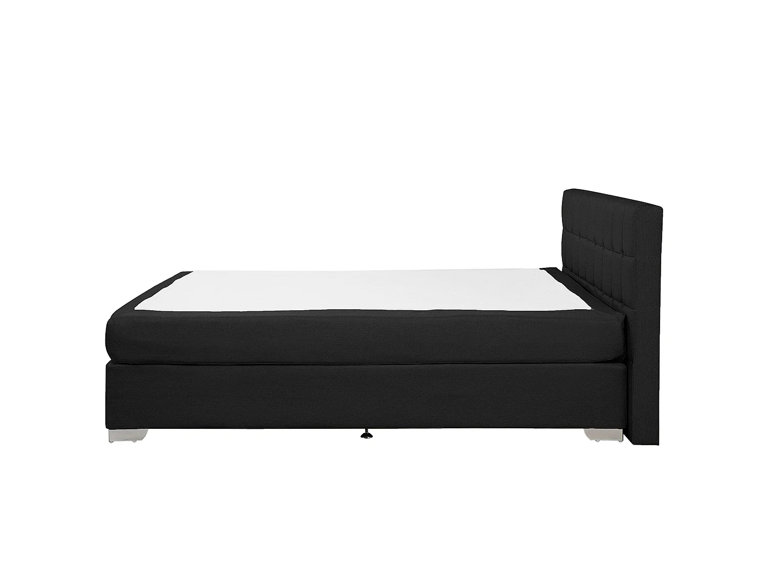 Lit Boxspring Tissu ADMIRAL 180 x 200 cm Noir