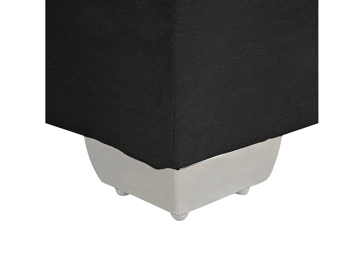 Lit Boxspring Tissu ADMIRAL 180 x 200 cm Noir