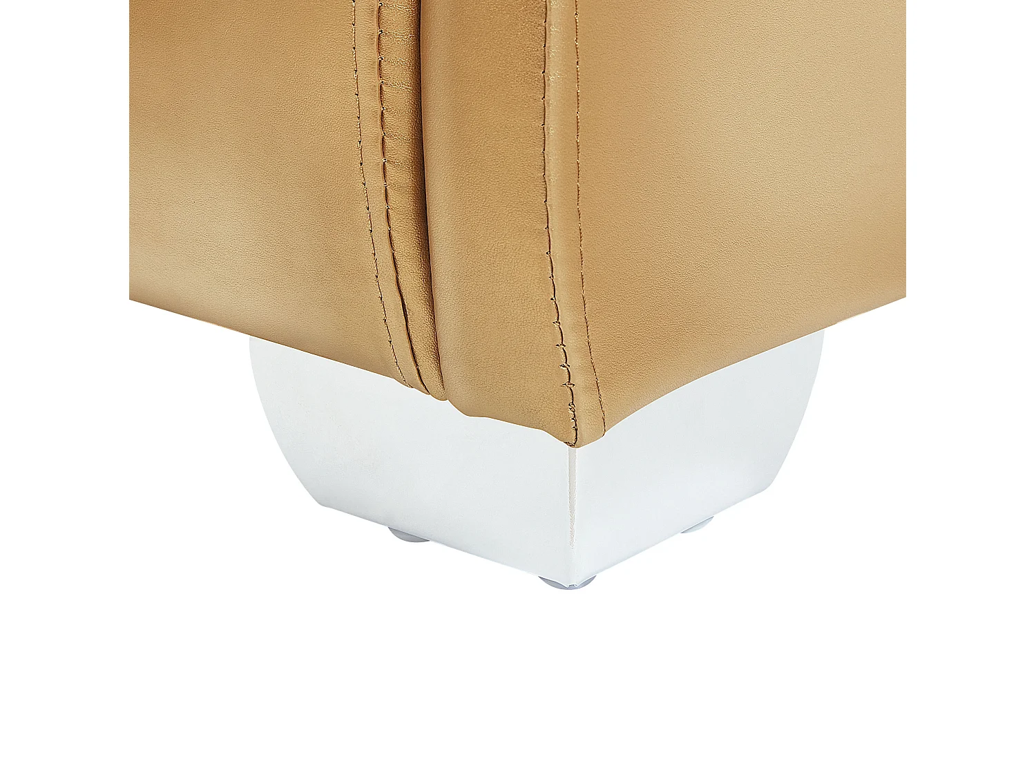 Wasserbett Echtleder PARIS 160 x 200 cm Gold