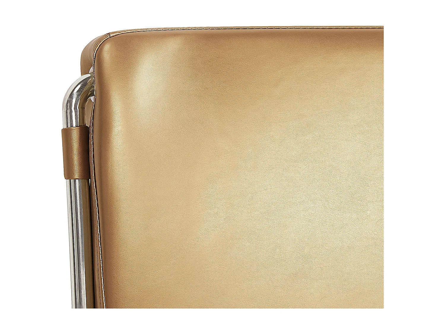 Wasserbett Echtleder PARIS 160 x 200 cm Gold