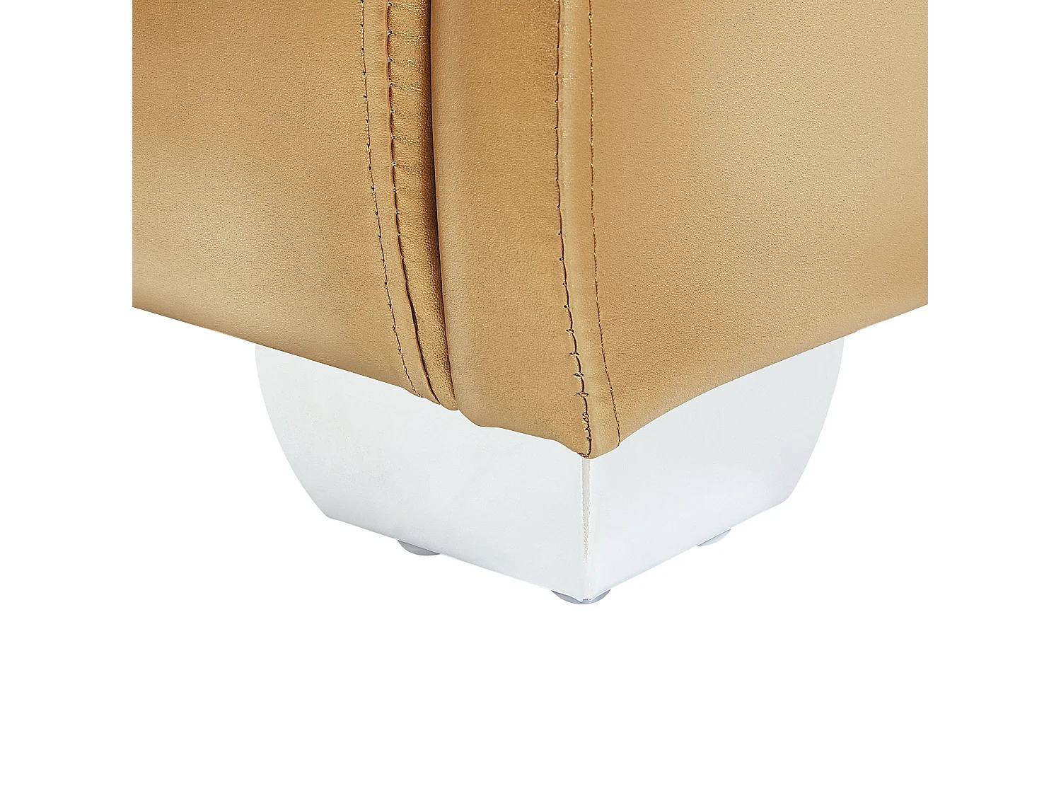 Waterbed Leer PARIS 160 x 200 cm Goud