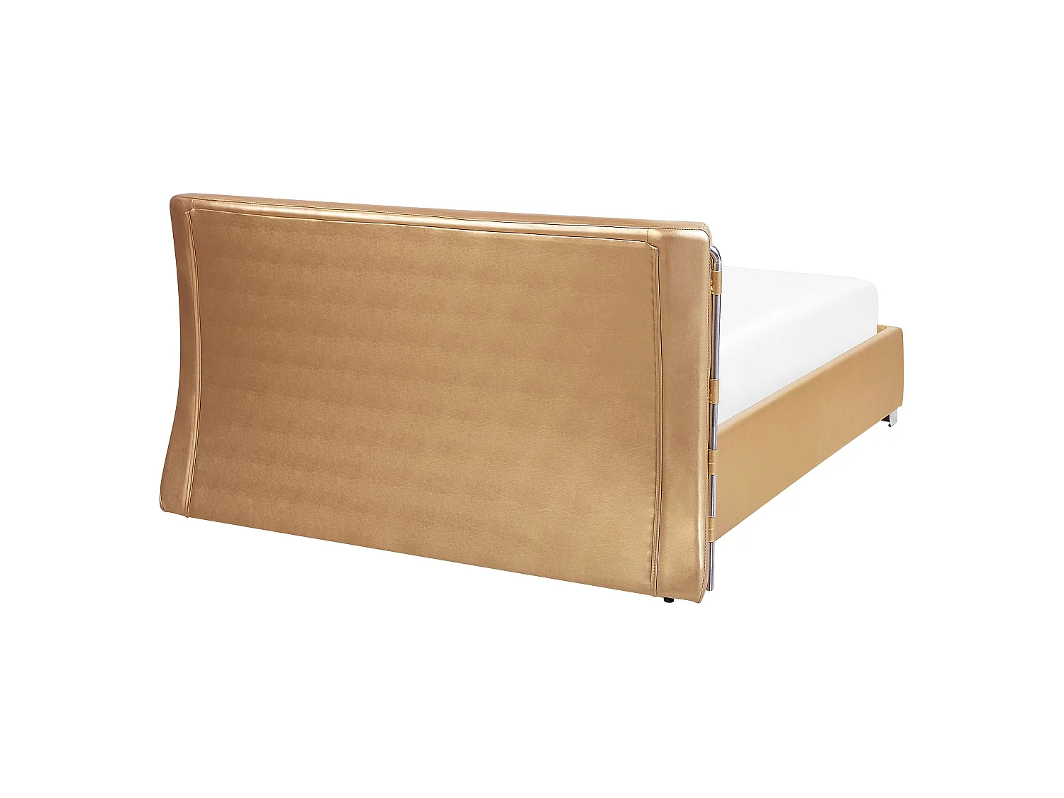 Waterbed Leather PARIS 160 x 200 cm (EU King Size) Gold