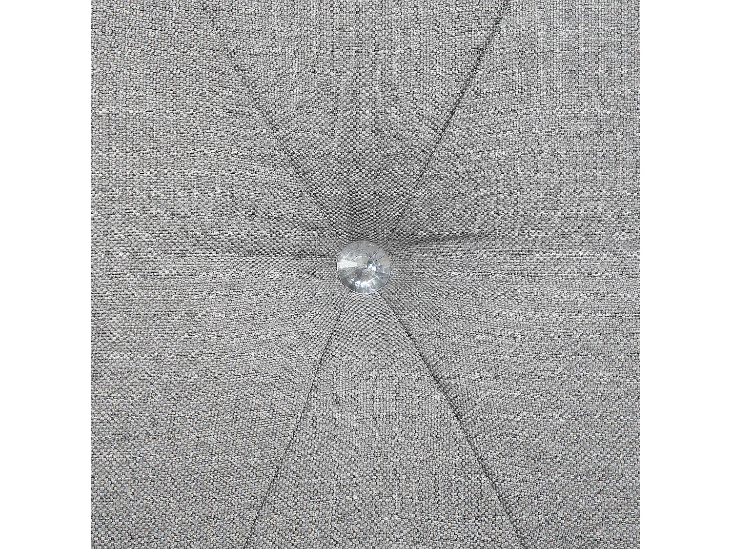 Łóżko kontynentalne DUCHESS 160 x 200 cm Jasnoszary