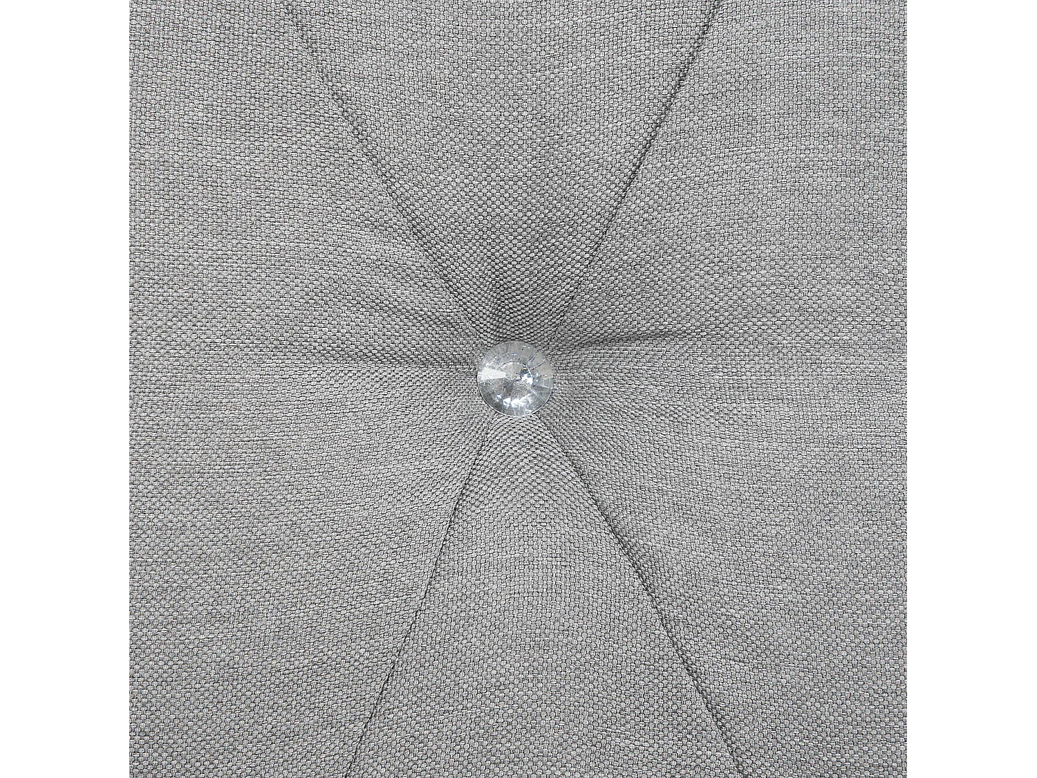 Lit Boxspring Tissu DUCHESS 160 x 200 cm Gris clair