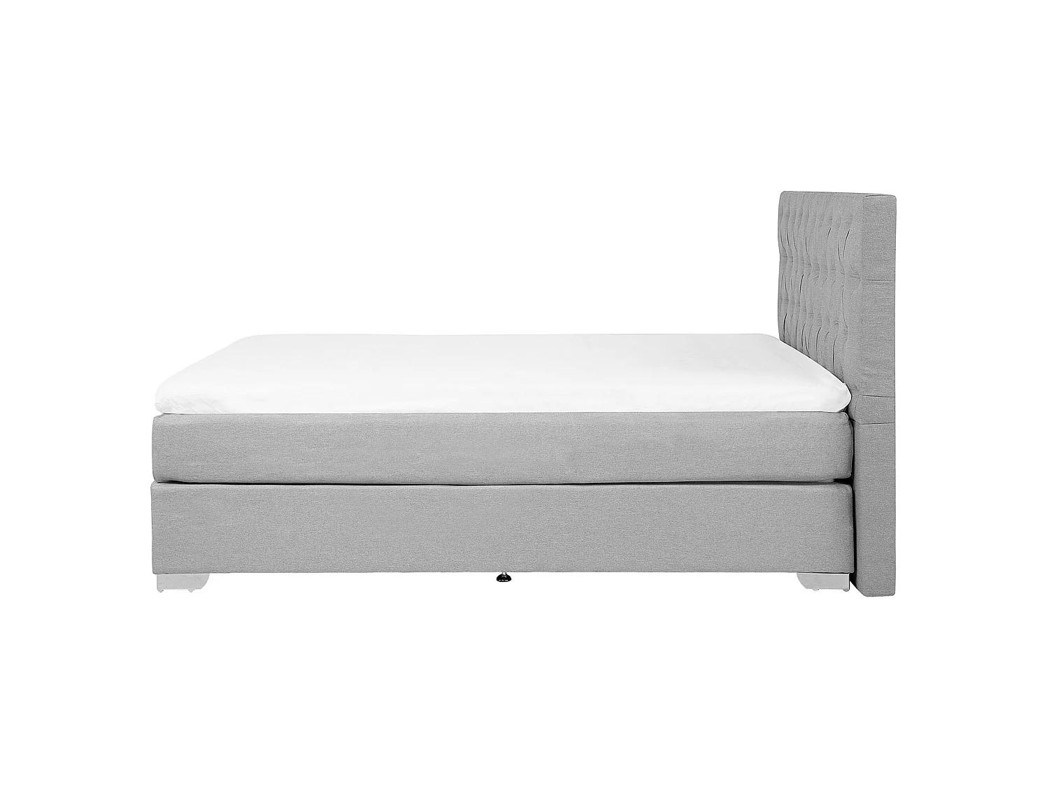 Divan Bed Fabric DUCHESS 160 x 200 cm (EU King Size) Light Grey