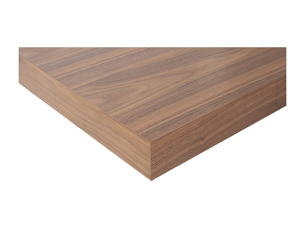 Wasserbett Kunstleder ZEN 180 x 200 cm Braune Esche