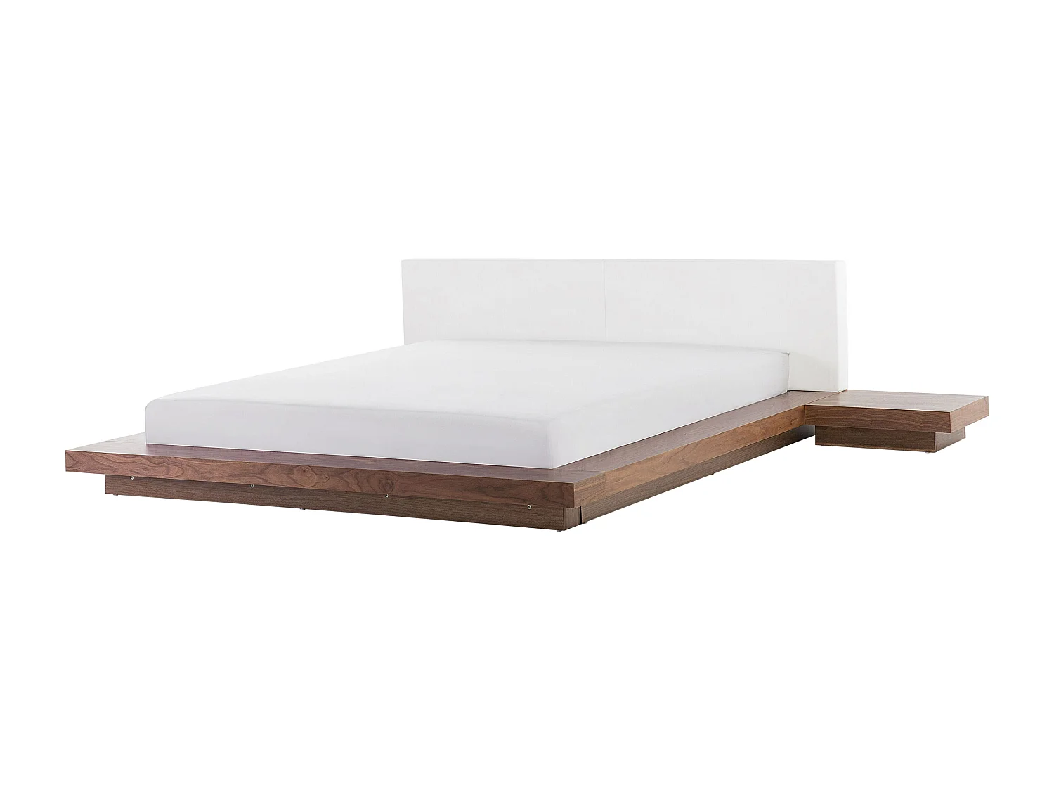 Wasserbett Kunstleder ZEN 180 x 200 cm Braune Esche