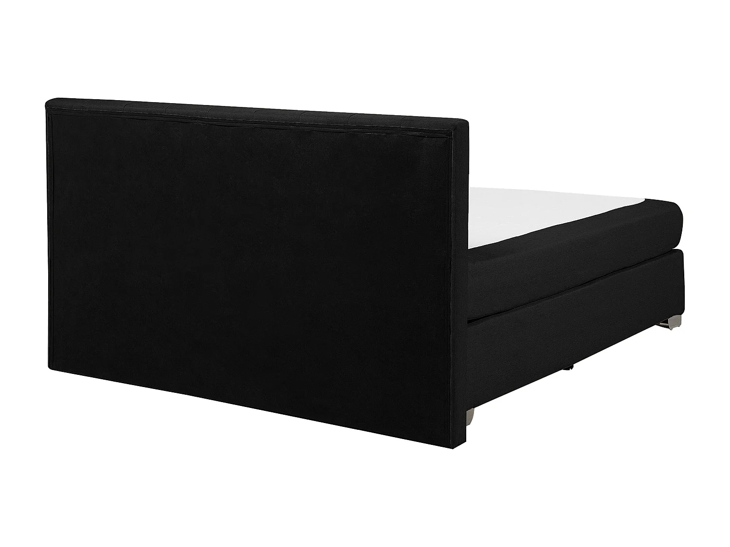 Boxspringbett Polsterbett in Schwarz Doppelbett 140x200 cm modernes Designerbett