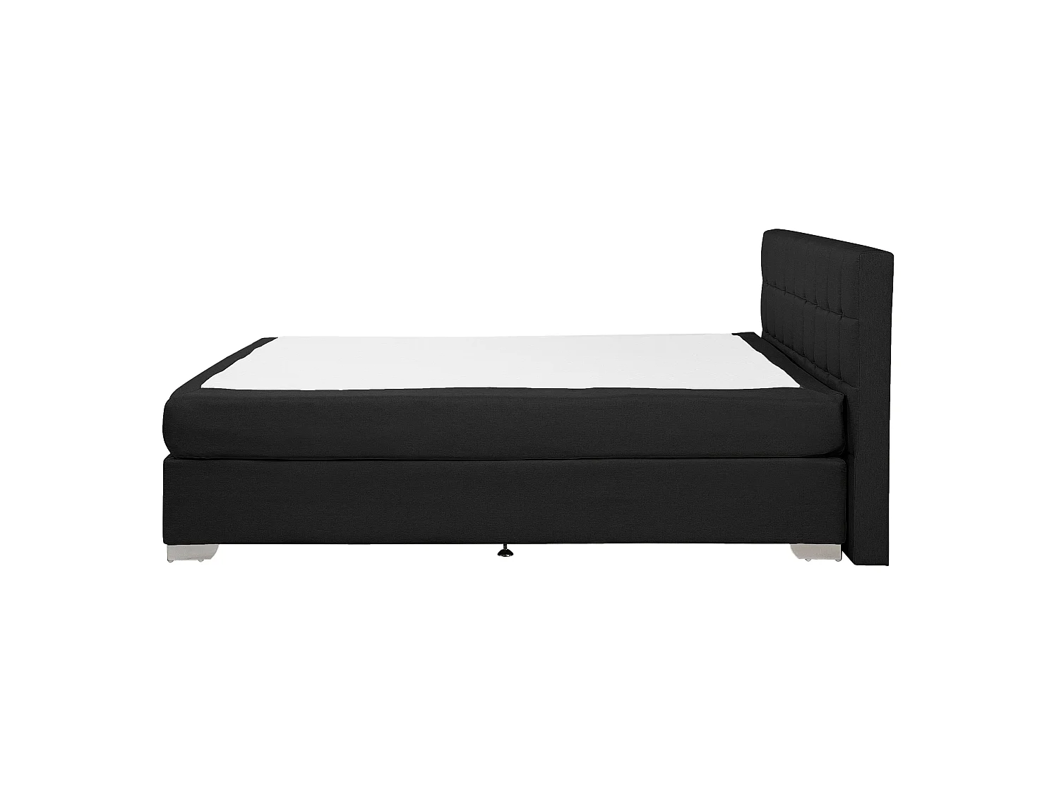 Boxspring Stof ADMIRAL 140 x 200 cm Zwart