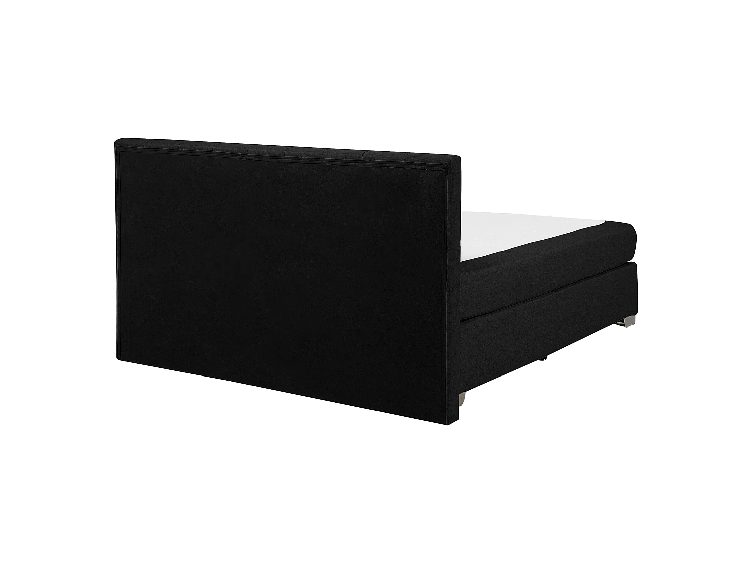 Boxspring Stof ADMIRAL 140 x 200 cm Zwart