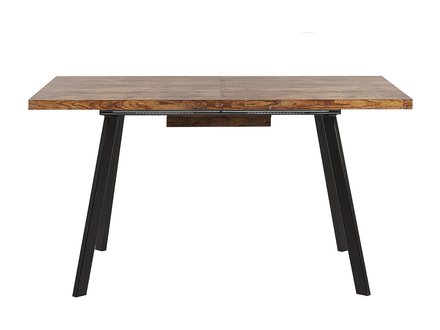 Table de salle à manger extensible HARLOW Marron foncé 140/180 cm 90 cm