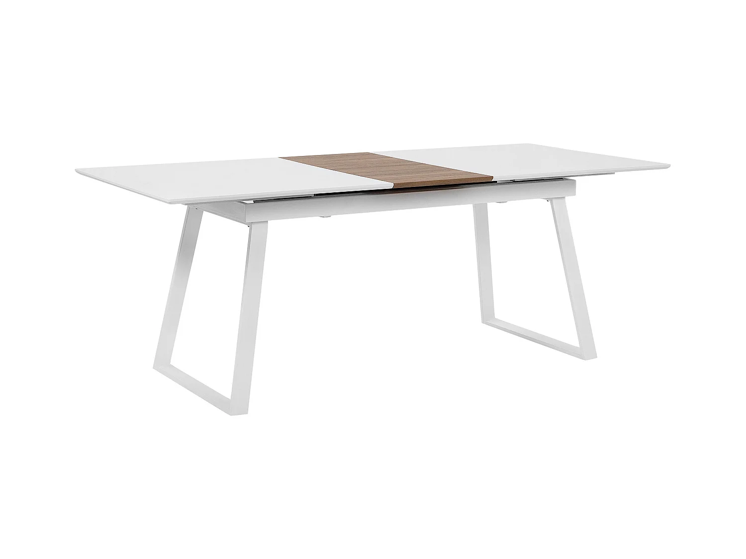 Table de salle à manger extensible KALUNA Blanc 160/200 cm 90 cm