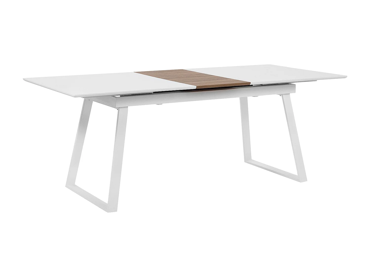 Mesa de comedor extensible KALUNA Blanco 160/200 cm 90 cm