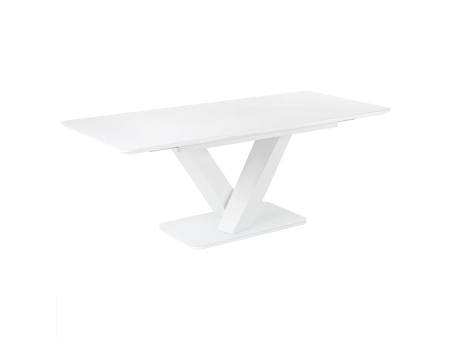 Tavolo da pranzo estensibile SALTUM Bianco 160/200 cm 90 cm