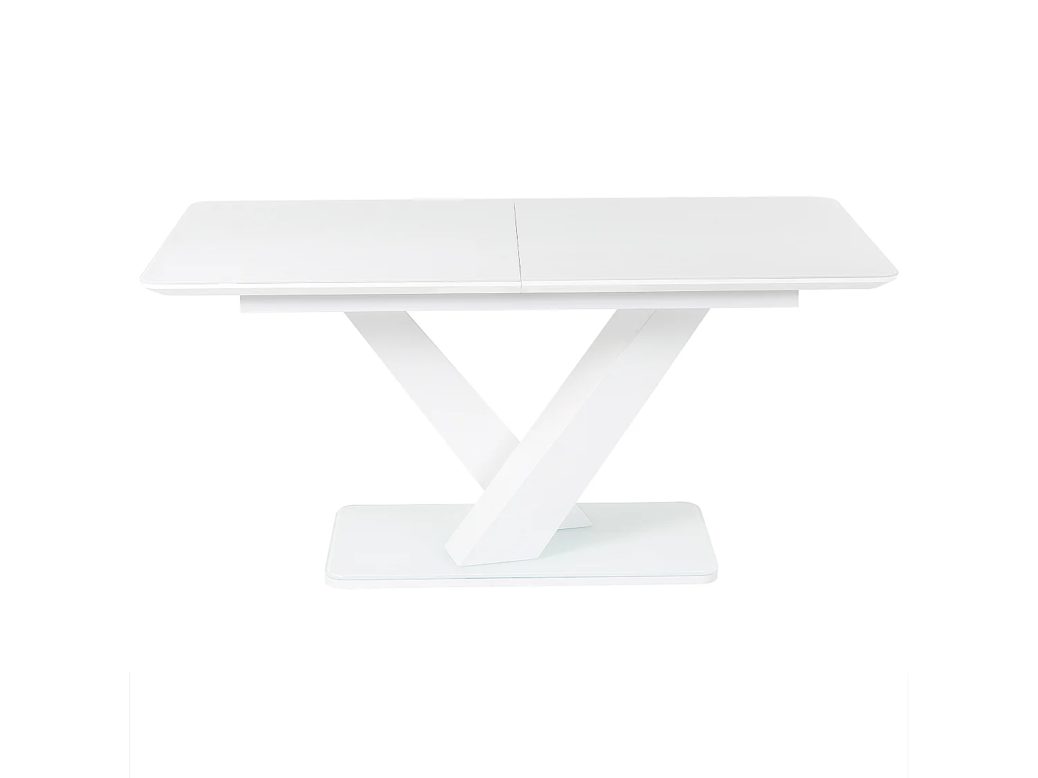 Tavolo da pranzo estensibile SALTUM Bianco 160/200 cm 90 cm