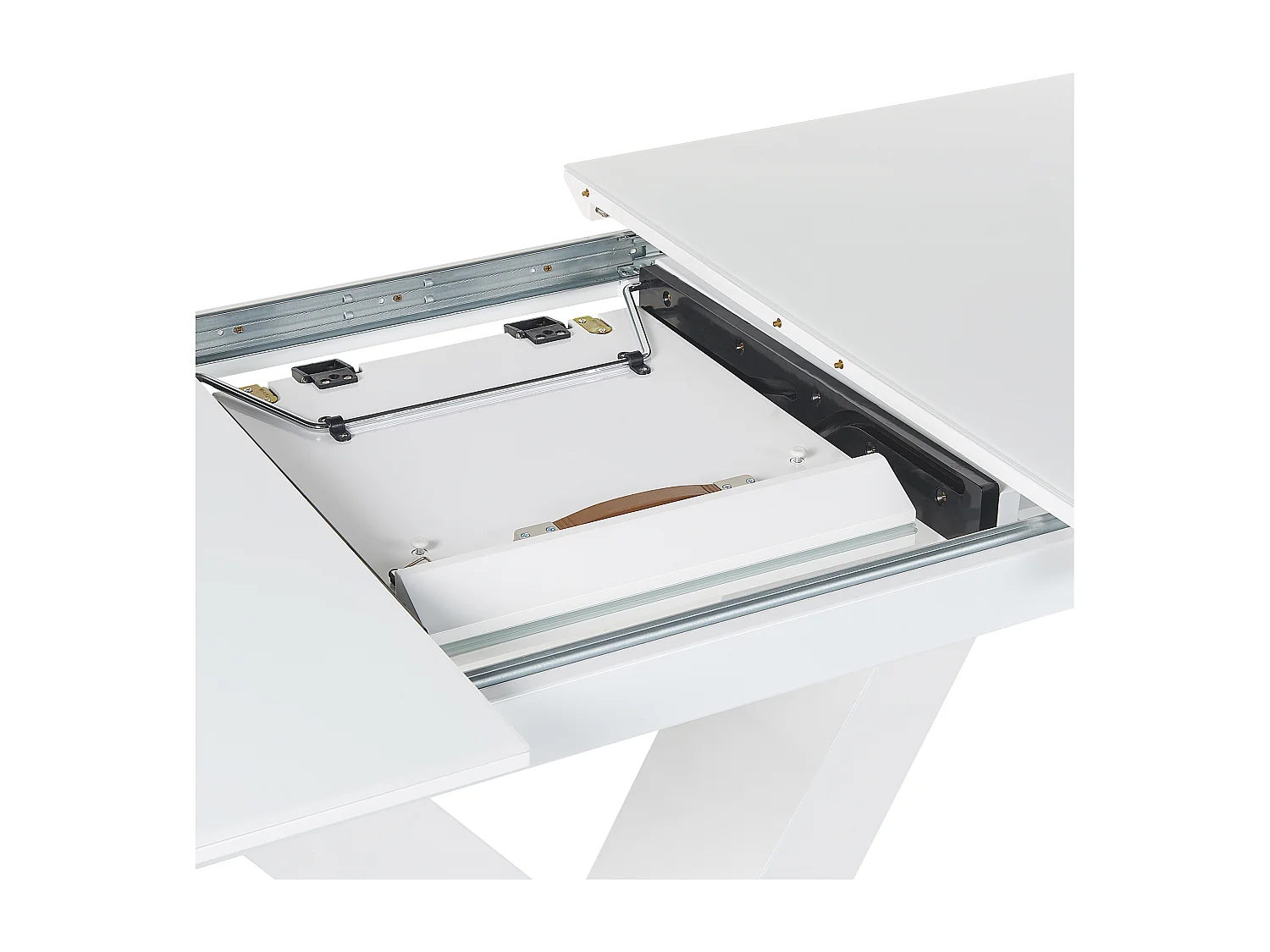 Tavolo da pranzo estensibile SALTUM Bianco 160/200 cm 90 cm