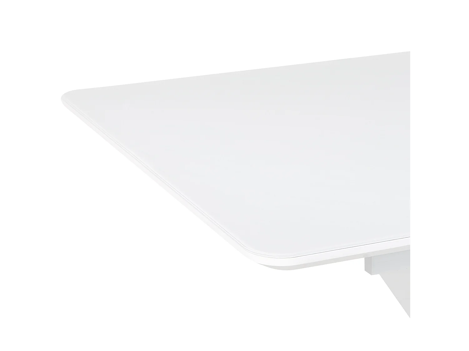 Table de salle à manger extensible SALTUM Blanc 160/200 cm 90 cm