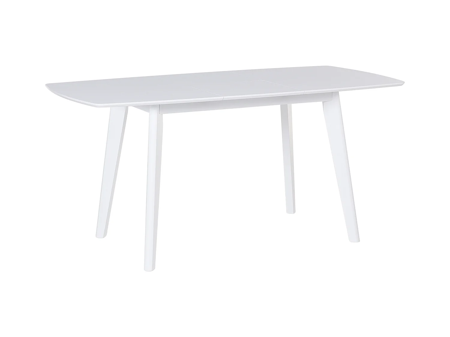 Table de salle à manger extensible SANFORD Blanc 120/160 cm 80 cm